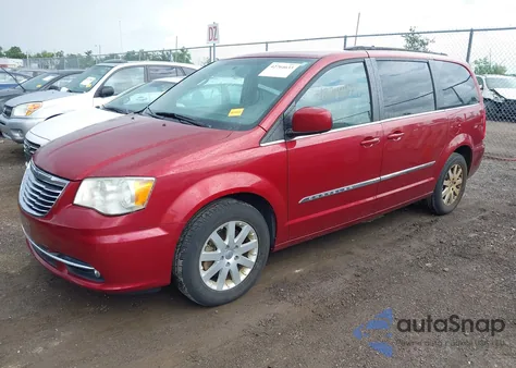 2014 Chrysler Town & Country Touring z USA, uszkodzony, nr VIN 2C4RC1BG2ER417986